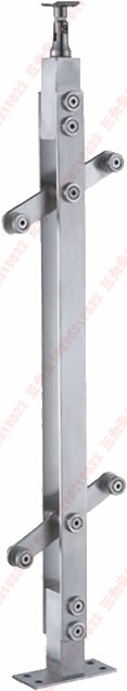 不锈钢立柱-1201(挂玻璃立柱)图片/图集/全图